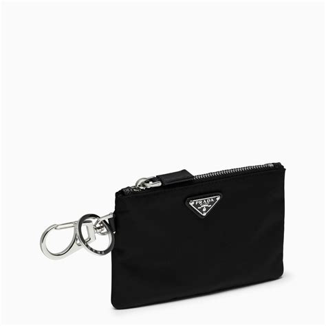 prada key holder|Prada nylon keychains.